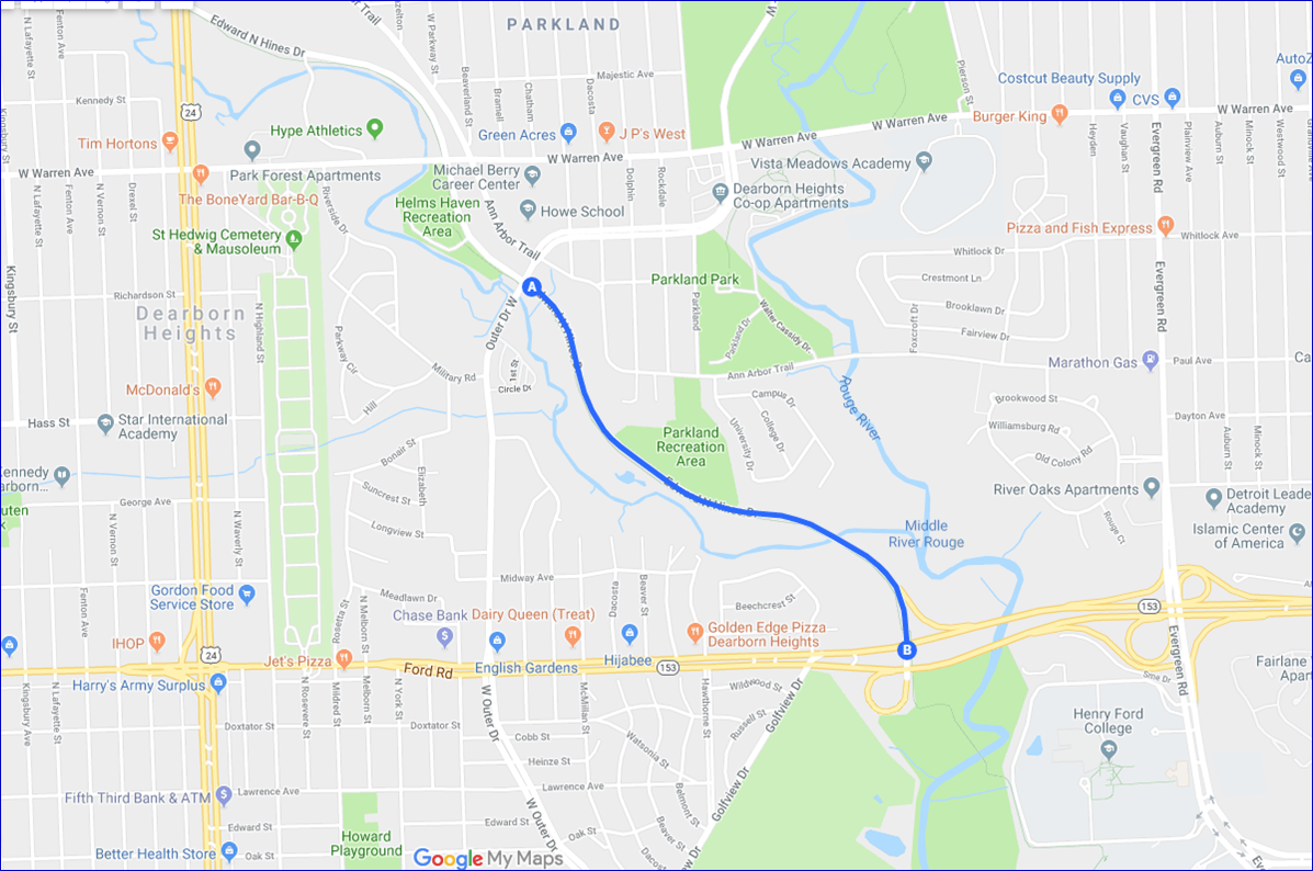 Hines Drive to be closed from Ford Road to Outer Drive for months
